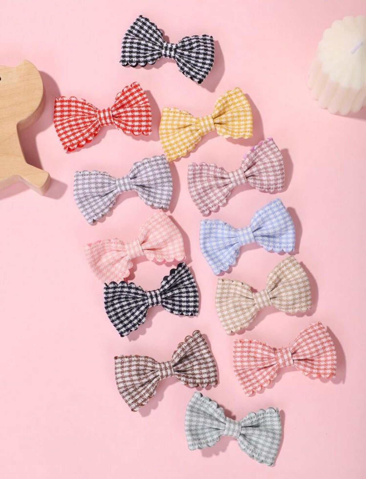 Gingham Bows
