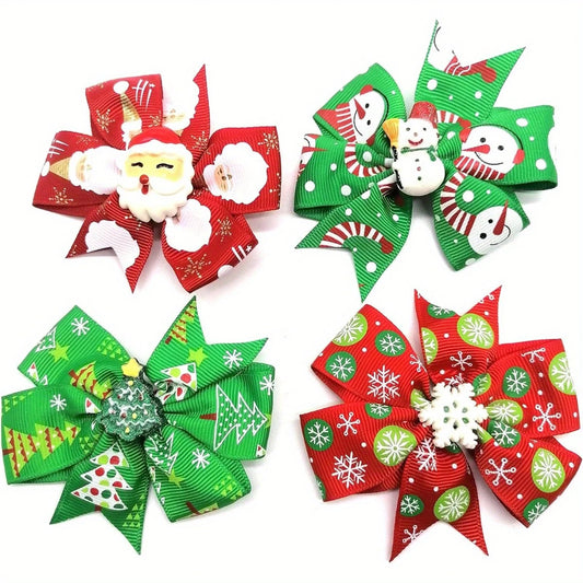 Christmas Character Bows