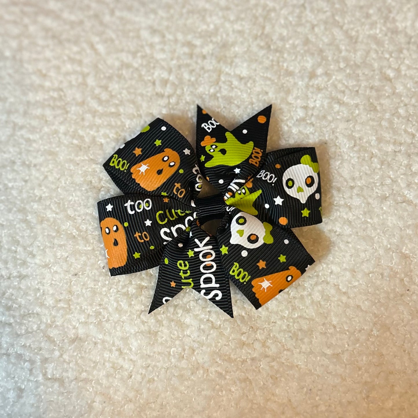 Black Spooky Bow