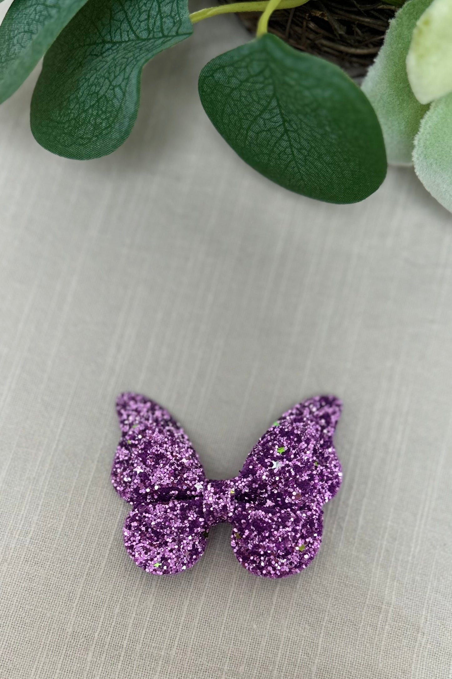 Purple Glitter Butterfly