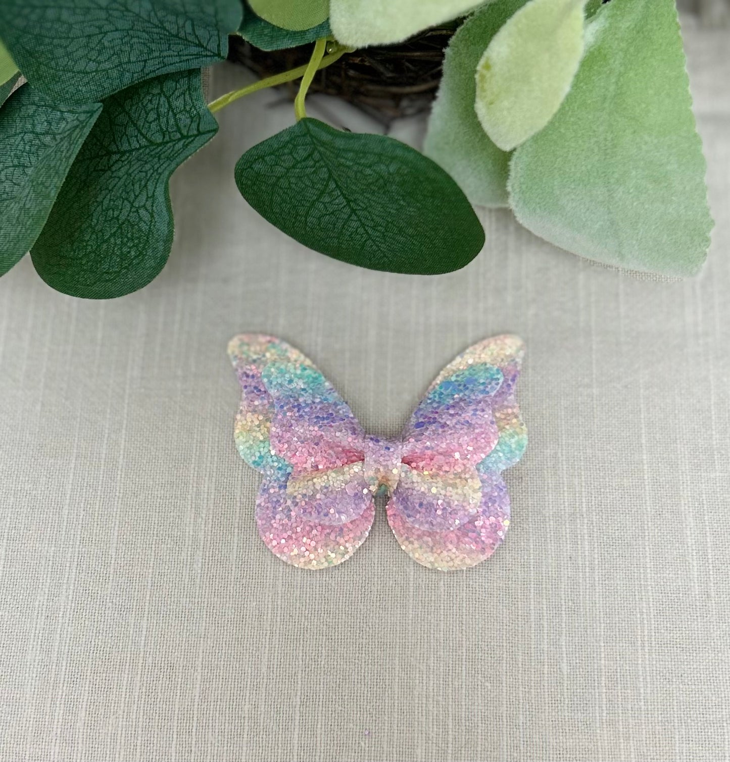 Rainbow Glitter Butterfly