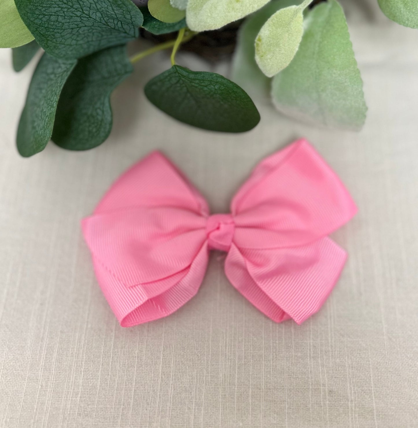 Large Light Pink Bow