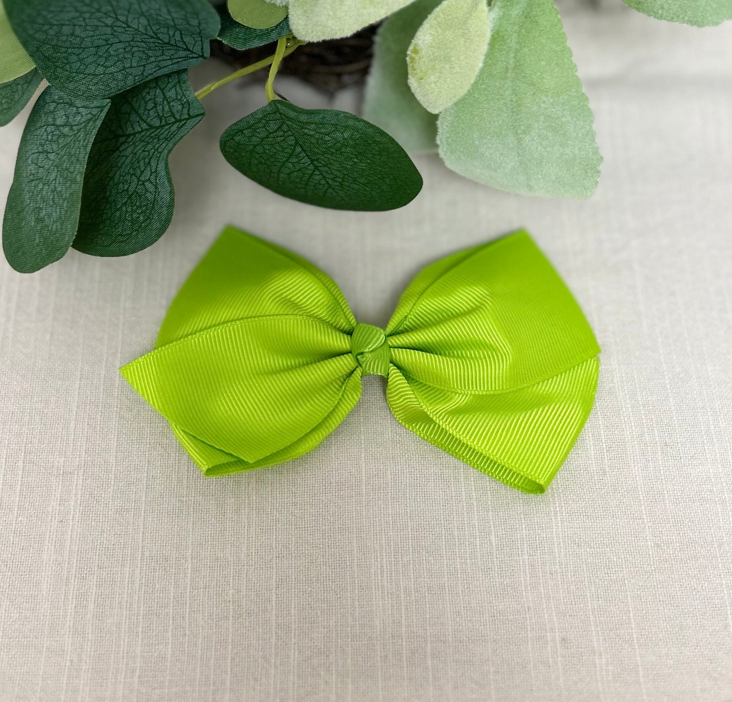 Large Green Bow