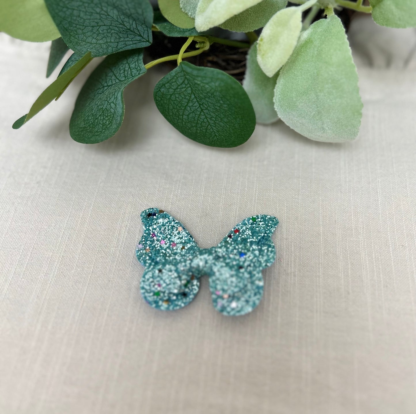 Turquoise Glitter Butterfly